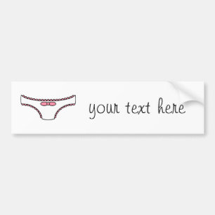 Roze vriendelijke deelvensters bumpersticker
