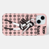 roze vriendin danser Case-Mate iPhone case (Achterkant (horizontaal))