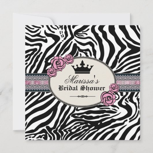 Roze Vrijgezellenfeest Kaart (Achterkant)