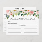 Roze Vrijgezellenfeest Ontvang Kaart (Voorkant / Achterkant)