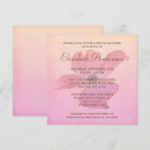 Roze Vrijgezellenfeest van Dogwood Blossom Kaart (Voorkant / Achterkant)