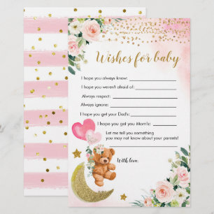 Roze vroege Baby shower wil Baby