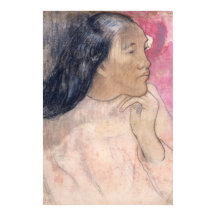 Roze vrouw portret