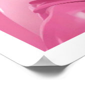 Roze vrouw poster (Hoek)