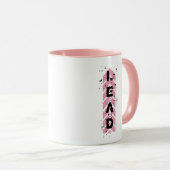 Roze vrouwen van de Mok van Asphalt Virginia Coffe (Voorkant rechts)