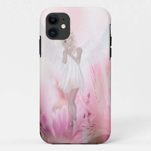 Roze vulgel Case-Mate iPhone case (Achterkant)