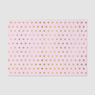Roze w / gouden polka stippen (ontwerp 46 roze ser tissuepapier