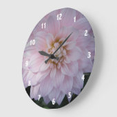  roze wandklok grote klok (Hoek)