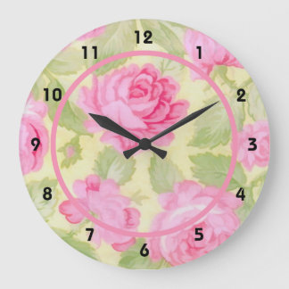 Roze wandklok in de Beauties Grote Klok