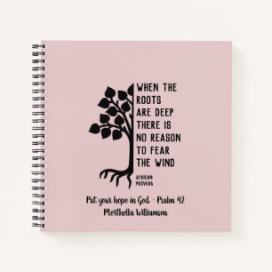  Roze WANNEER DE ROOTS DIEP PRAKTIJK ZIJN Notitieboek