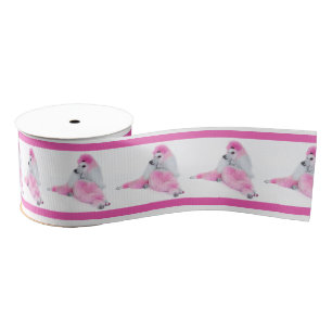 Roze warmlooplint grosgrain lint