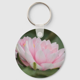 Roze Water Lily Sleutelhanger
