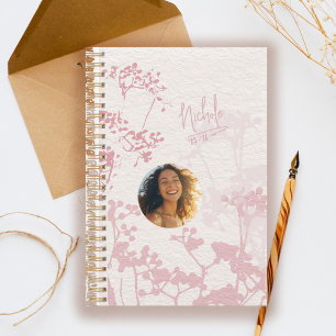 Roze Watercolor Tuin Foto Wilde Bloemen Planner