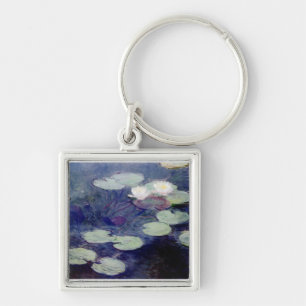 Roze watergelilies: 1897-1999 van Monet Sleutelhanger