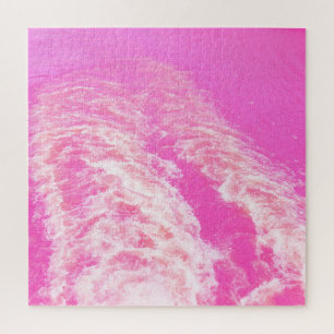 Roze waterkunst legpuzzel