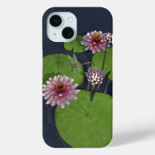 Roze Waterlelie en Dragonfly Case-Mate iPhone Case (Achterkant)