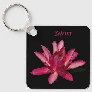 Roze Waterlelie Lotus Sleutelhanger