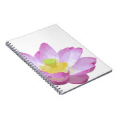 Roze waterlelie notitieboek (Rechterzijde)