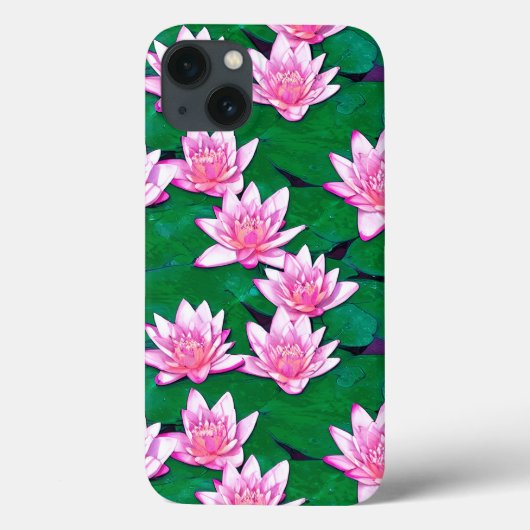 Roze waterlelies op een pool Case-Mate iPhone case (Achterkant)