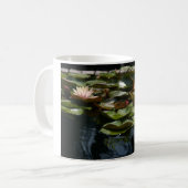 Roze waterlilies koffiemok (Voorkant links)