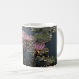 Roze waterlilies koffiemok