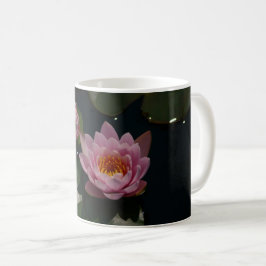 Roze waterlilies koffiemok
