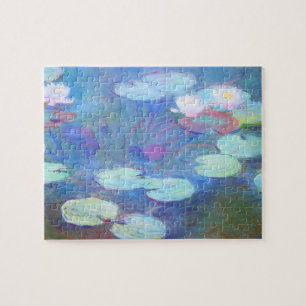 Roze waterlilies Monet Fine Art Legpuzzel