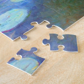 Roze waterlilies Monet Fine Art Legpuzzel (Zijkant)