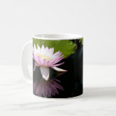 Roze waterlily koffiemok (Voorkant links)