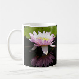 Roze waterlily koffiemok