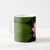 Roze waterlily koffiemok (Voorkant links)