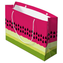 Roze watermeloen Slice Gift Bag Large Cadeauzakje