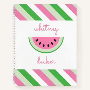 Roze watermeloen speciale laptop notitieboek