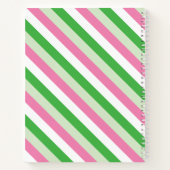 Roze watermeloenen Aangepaste Notitieboek (Achterkant)