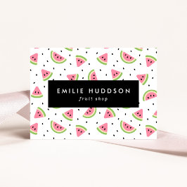 Roze Watermeloenen, Watermeloen Zaden, Fruit Shop Visitekaartje