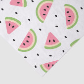 Roze watermeloenen, watermeloenzaden, zomerpatroon tissuepapier (Detail)