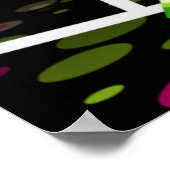 Roze Watermelon Martini Cocktail Party Poster (Hoek)