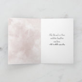 Roze Waterverf Abstracte sympathie Kaart (Binnen)