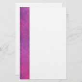 Roze Waterverf Abstracte textuur Briefpapier (Voorkant / Achterkant)