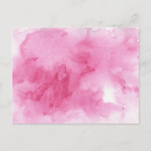 roze waterverf achtergrond voor briefkaart (Voorkant)