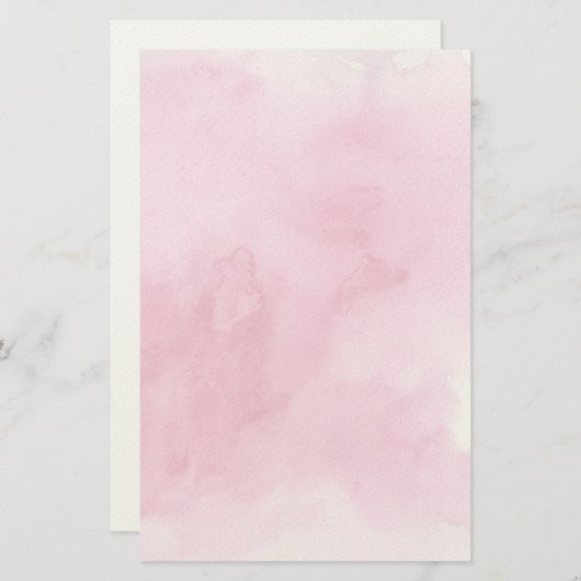 roze waterverf achtergrond voor uw briefpapier (Voorkant / Achterkant)