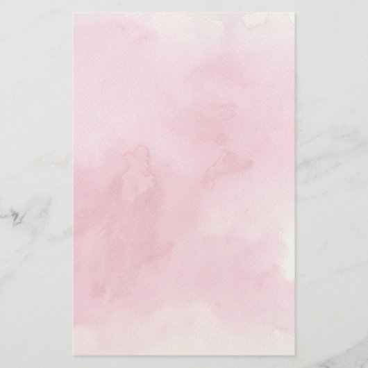 roze waterverf achtergrond voor uw briefpapier (Voorkant)