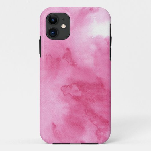 roze waterverf achtergrond voor uw Case-Mate iPhone case (Achterkant)