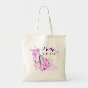 Roze Waterverf Balletschoenen Moeder van de Bruid Tote Bag