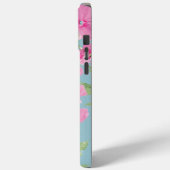 Roze waterverf bloem Case-Mate iPhone case (Achterkant / Links)