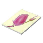 Roze waterverf bloem notitieblok (Gedraaid)