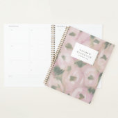 Roze Waterverf Bloem Planner (Display)