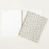  Roze Waterverf Bloemenmotief Blauw Planner (Display)