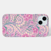 Roze waterverf bloemmotief Case-Mate iPhone case (Achterkant (horizontaal))
