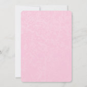 Roze Waterverf boeket bruiloft Kaart (Achterkant)